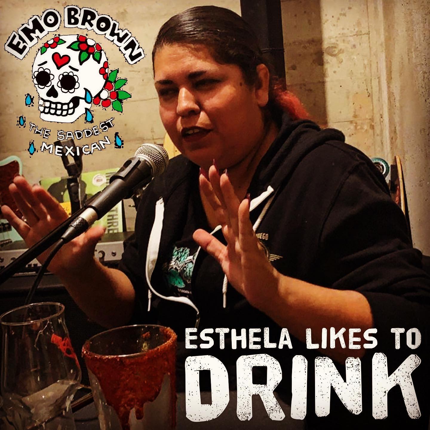 Esthela Likes to Drink